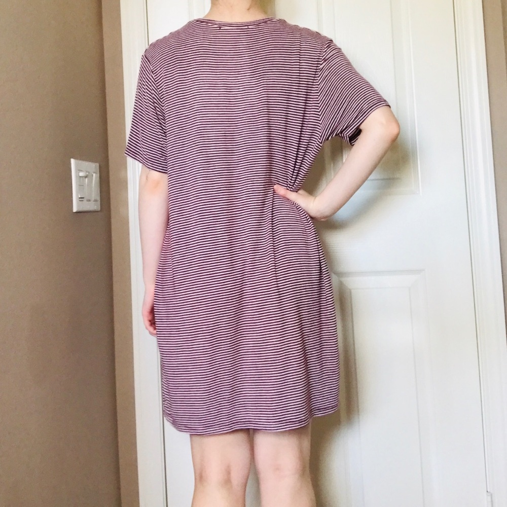 Brandy Melville Striped T-Shirt Dress - Picture 3 of 6